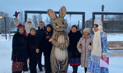 В Дружной Горке открыли «Сквер Ритингов»