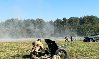 В деревне Корпикюля военно-исторический фестиваль