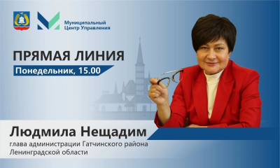 15 июля в 15.00 состоится прямая линия главы администрации Гатчинского района