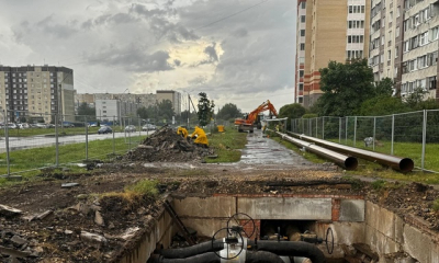 Замена инженерных коммуникаций на улице Зверевой