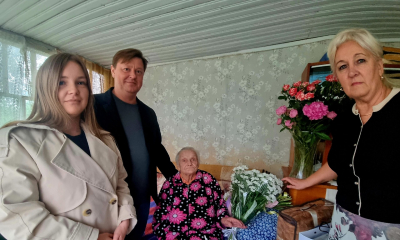 100-летний юбилей празднует жительница Гатчинского округа Ольга Ивановна Ручкина