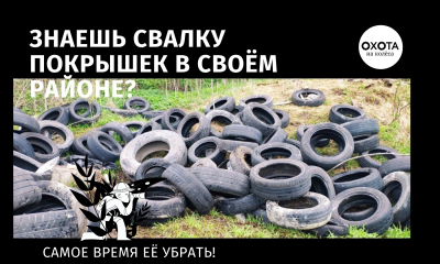 Знаешь свалку покрышек в Гатчинском округе и хочешь её убрать?