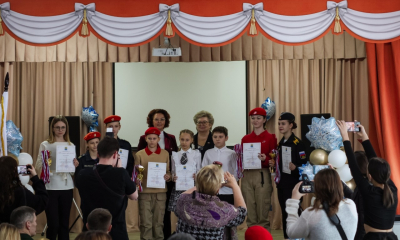 Торжественная церемония награждения юных патриотов