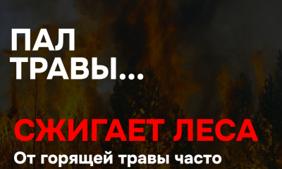 Пал травы - под запретом!